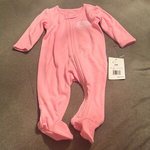 Hurley pink onesie 6 month NWT